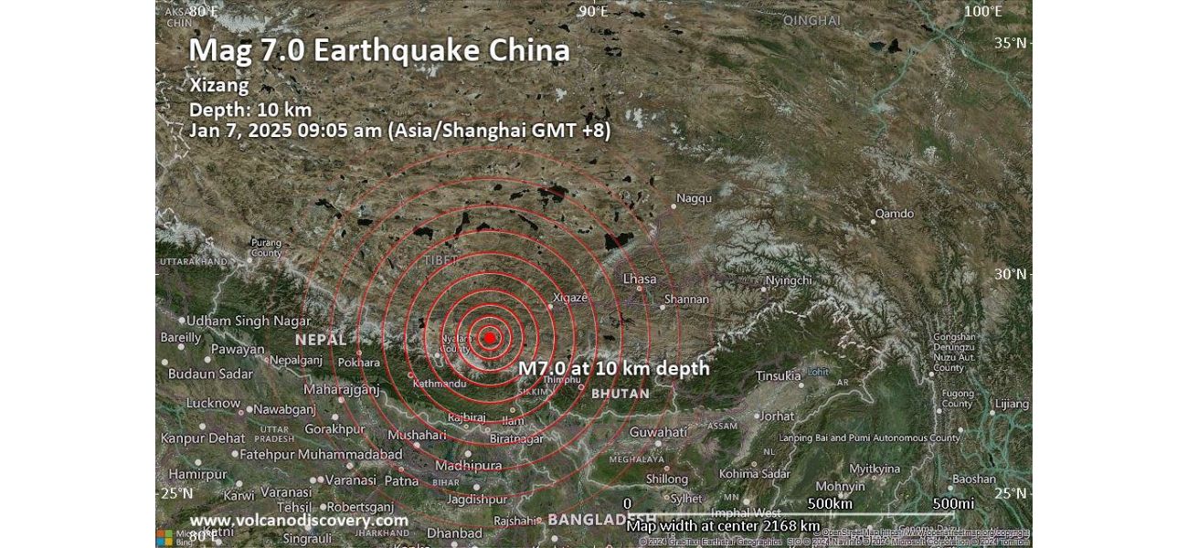 A strong earthquake in China causes 53 deaths and numerous injuries.