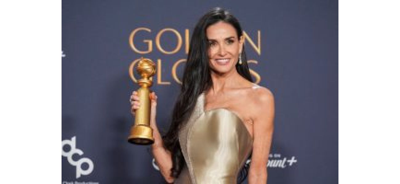 Demi Moore and Sebastian Stan shine at Golden Globes.