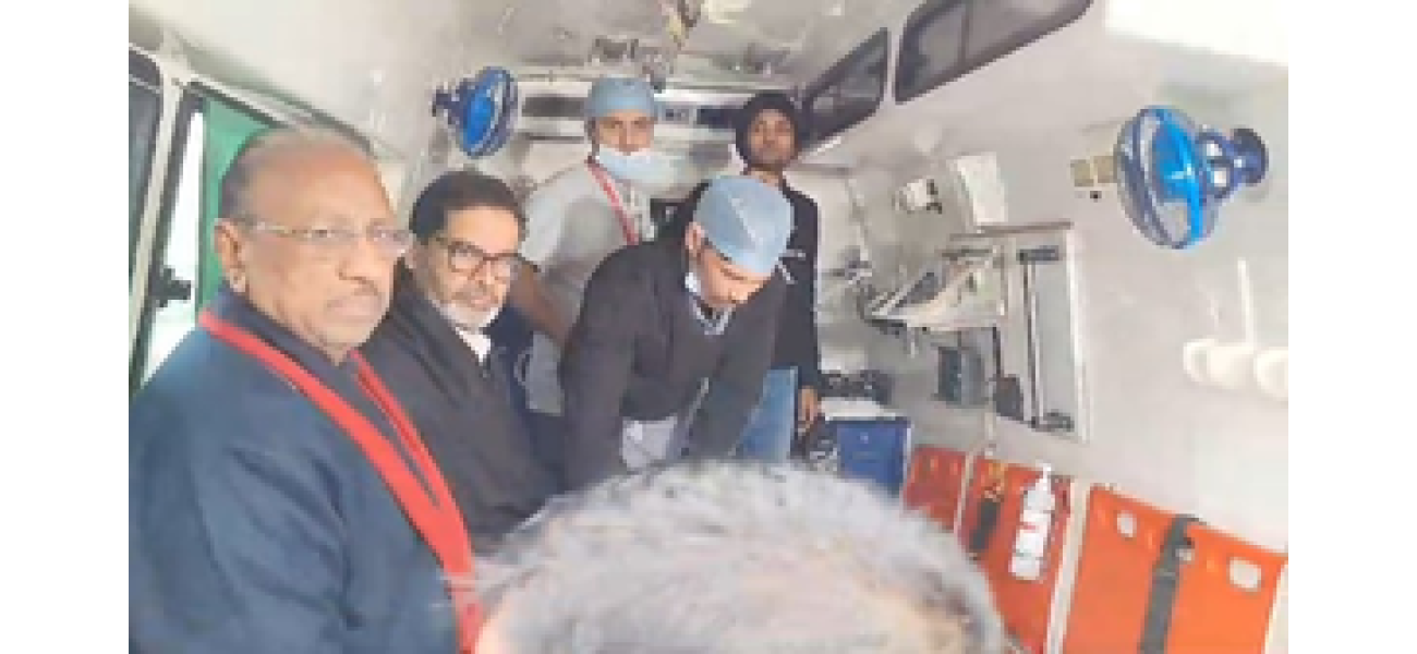 Prashant Kishor hospitalized for medical check-up due to dehydration.