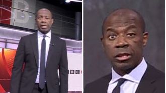 Clive Myrie addresses public worries about his 'drooping eye' on BBC News.
