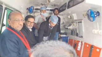 Prashant Kishor hospitalized for medical check-up due to dehydration.