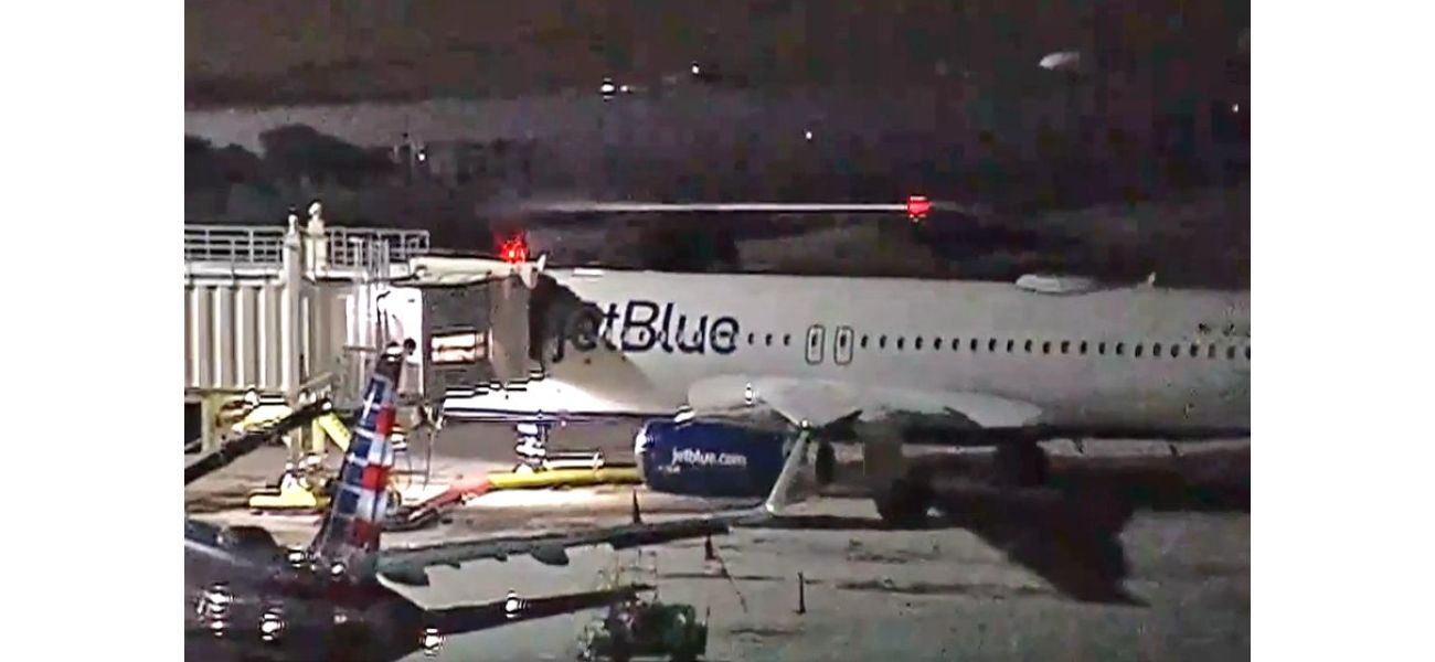 Two dead bodies discovered in plane's landing gear at airport.