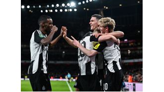 Football player from Newcastle called the top in Europe after impressive play in victory against Arsenal.