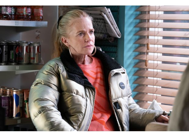 Patsy Palmer, feeling devastated, is crying because her family is affected by the wildfires in Los Angeles.