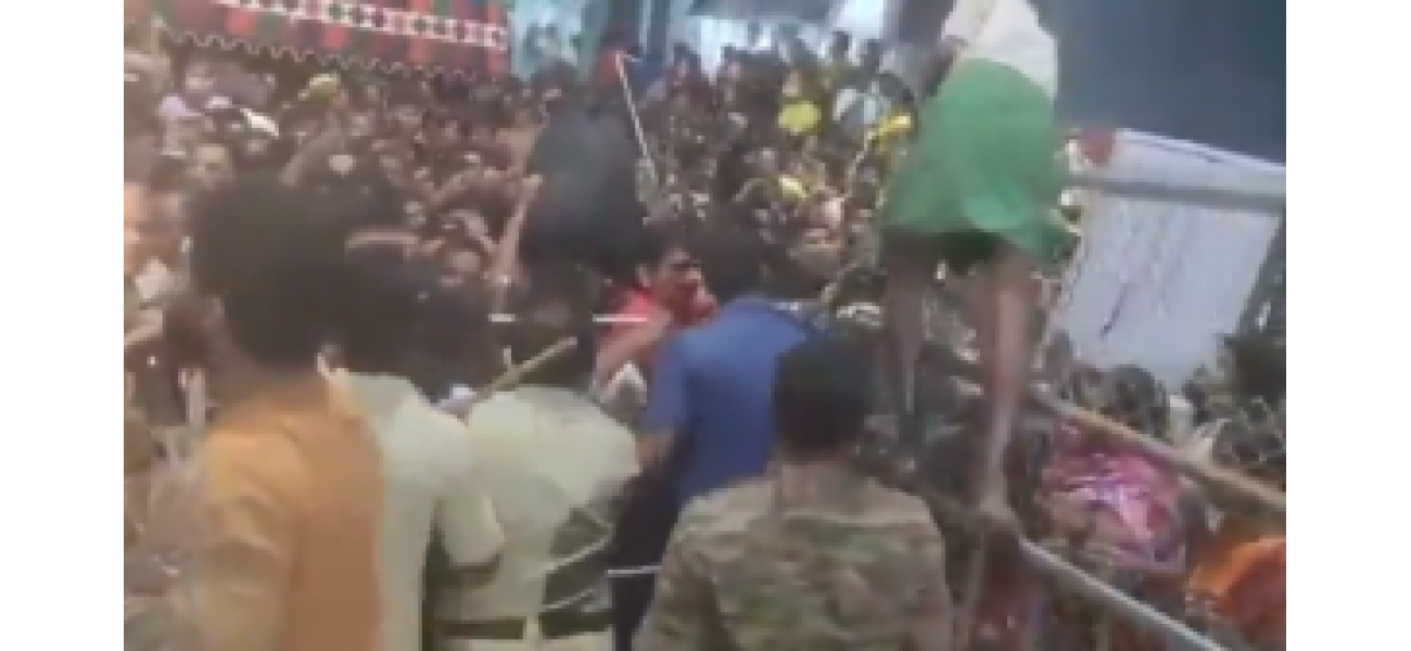 Six people died in a stampede at a temple in Tirupati.