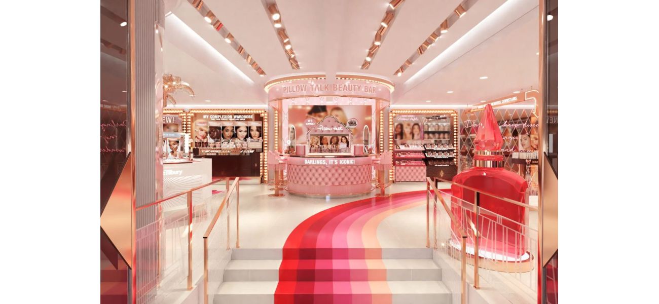 Charlotte Tilbury has launched a massive beauty paradise in London's Covent Garden, featuring its flagship store.