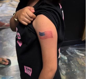 Artist under fire for giving permanent tattoo to 9-year-old Trump supporter.