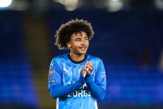 Tyler Young is Ashley's 18-year-old son, aiming to make a mark in the Everton vs Peterborough game.
