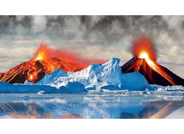 Over 100 dormant volcanoes in Antarctica could erupt soon.
