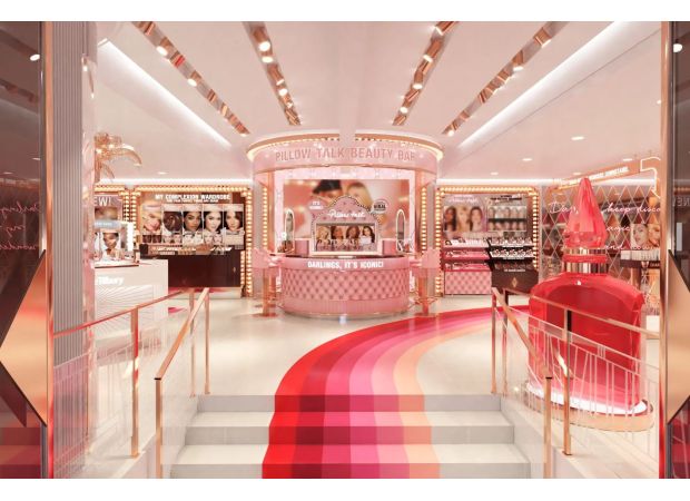 Charlotte Tilbury has launched a massive beauty paradise in London's Covent Garden, featuring its flagship store.