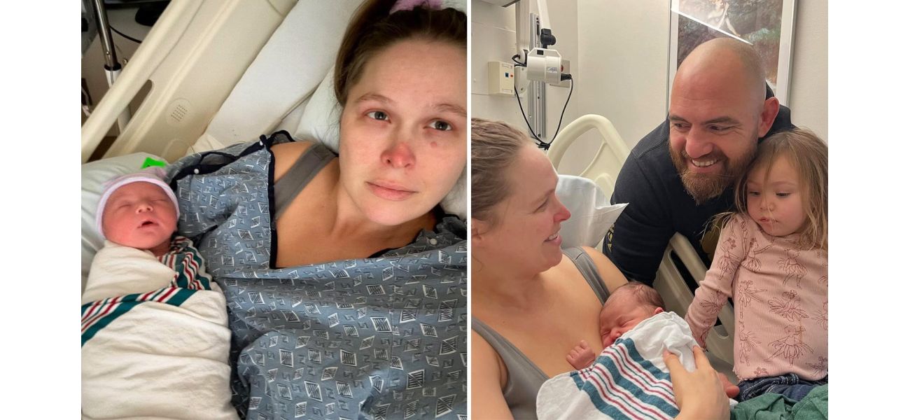 Ronda Rousey has a baby girl during concerns about wildfires in LA.