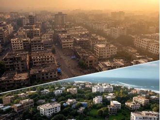 Why is pollution worse in North India compared to South India?