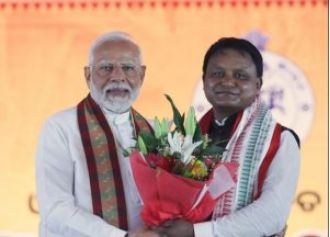 Majhi expresses gratitude to Modi for presence at 18th Pravasi Bharatiya Divas event.