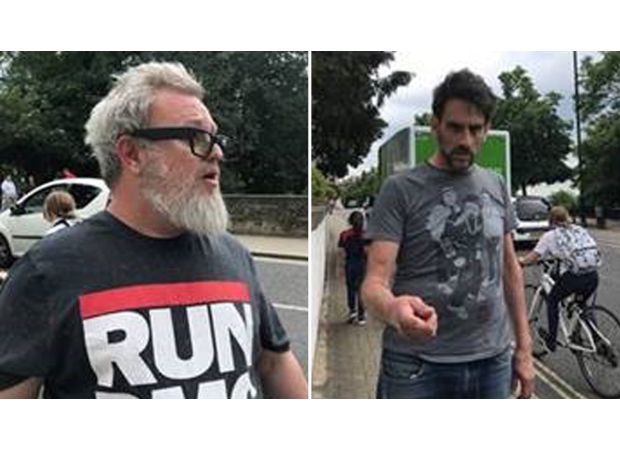 Authorities seek two men in connection with disappearance of 7-year-old boy six months ago.