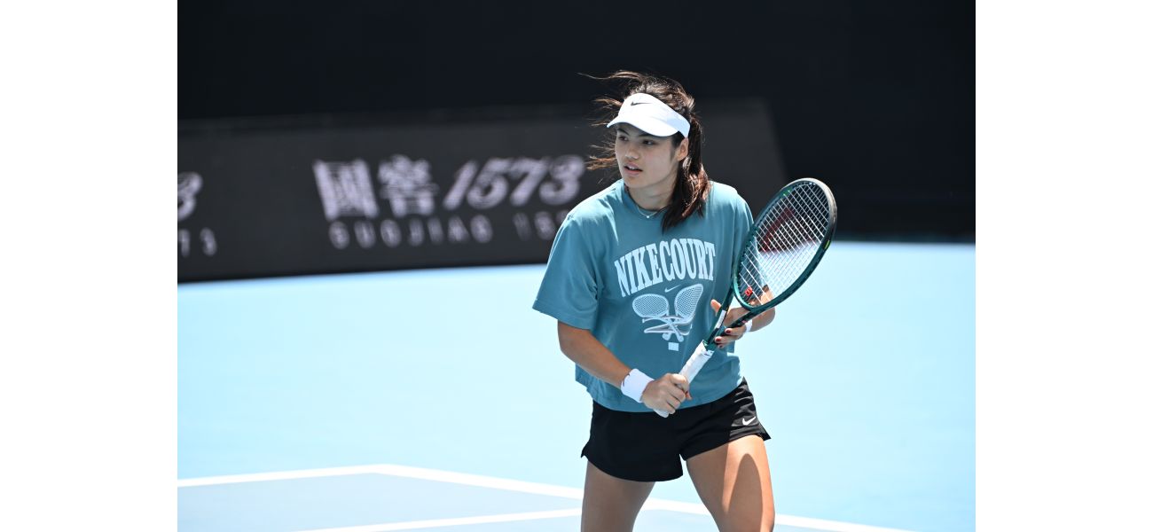 When is Emma Raducanu's first Australian Open match? What is the starting time?