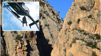 A woman from Britain died in Spain after falling 500ft while rock climbing.