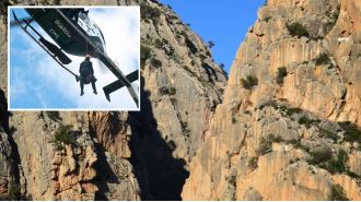 A woman from Britain died in Spain after falling 500ft while rock climbing.
