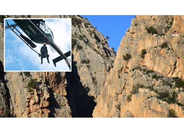 A woman from Britain died in Spain after falling 500ft while rock climbing.