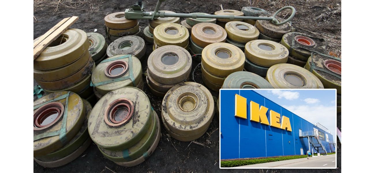 IKEA inadvertently receives a large number of anti-tank mines.