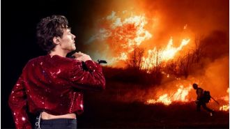 Fans believe famous singer will make comeback at fundraiser for victims of wildfire in Los Angeles.