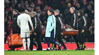 Arteta gives update on Jesus injury following Arsenal's loss to Man Utd.