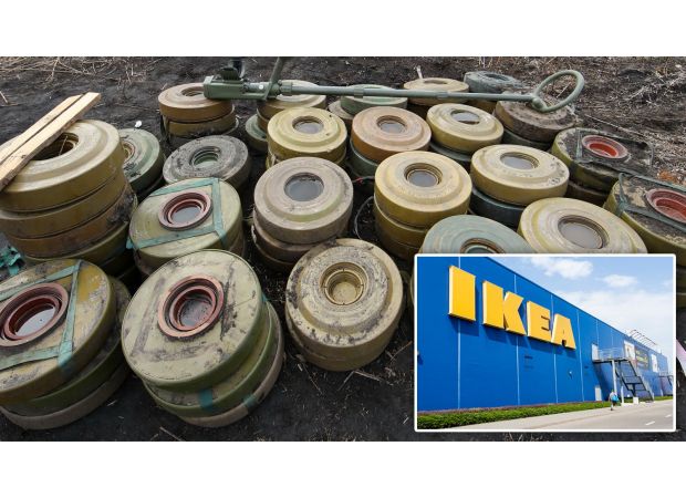 IKEA inadvertently receives a large number of anti-tank mines.