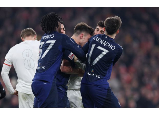 A Manchester United player could be suspended for a fight during an FA Cup match with Arsenal.