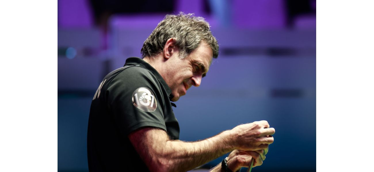 Snooker star Ronnie O'Sullivan regrets withdrawing from the Masters tournament, calling it a difficult decision.