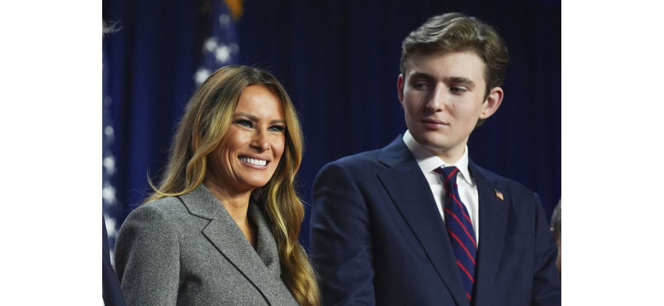 Melania Trump announces her and Barron's living arrangements as Donald goes back to White House.