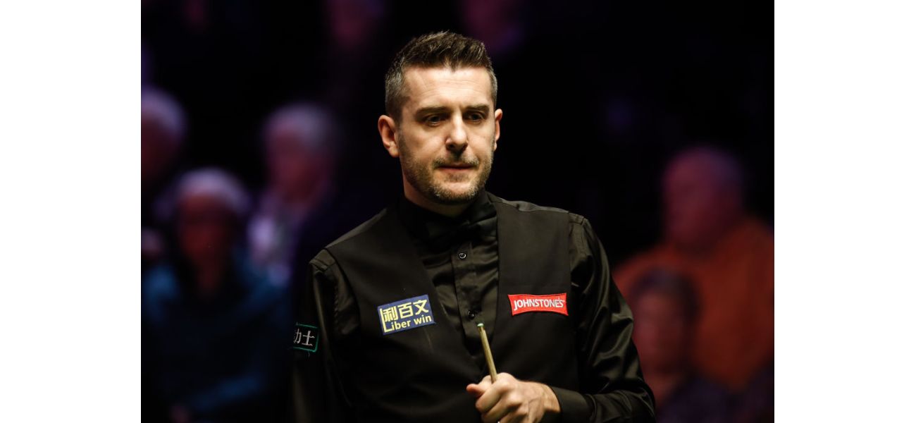 Snooker player Mark Selby receives high praise from Ronnie O'Sullivan for his dominant win over Ali Carter.