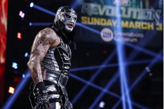 Penta, a popular luchador, has leaked as upcoming merchandise on WWE Shop.
