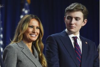 Melania Trump announces her and Barron's living arrangements as Donald goes back to White House.