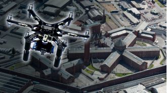 Drones delivering drugs to prison cells pose a risk to national security.