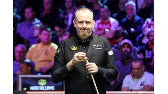 Williams will be disappointed when he loses to Ding Junhui in an intense Masters match.