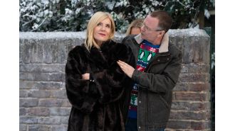 Man makes murder threat against woman, facing arrest in EastEnders.