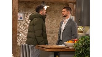 Ross promises to physically harm Joe for the pain he caused him during the acid attack in Emmerdale.