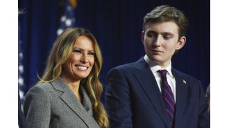 Melania Trump announces her and Barron's living arrangements as Donald goes back to White House.