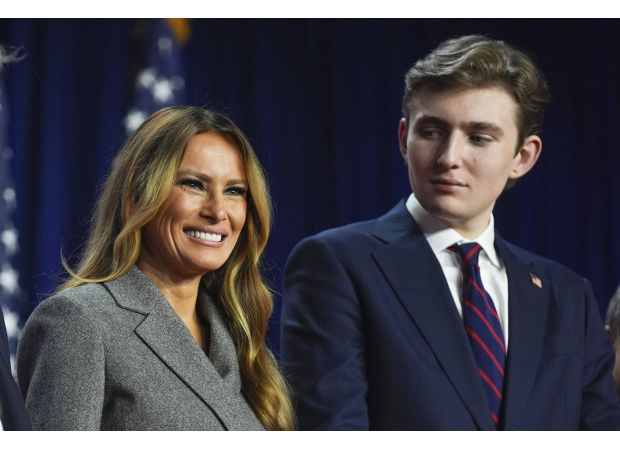 Melania Trump announces her and Barron's living arrangements as Donald goes back to White House.