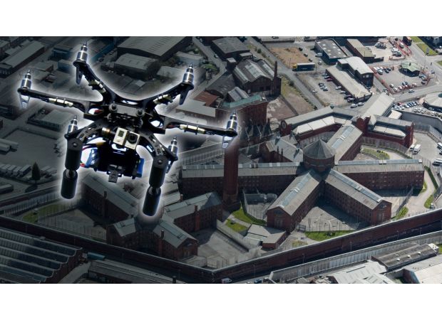 Drones delivering drugs to prison cells pose a risk to national security.
