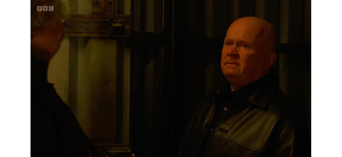 EastEnders' Phil struggles with emotions when discussing mental health conflict.