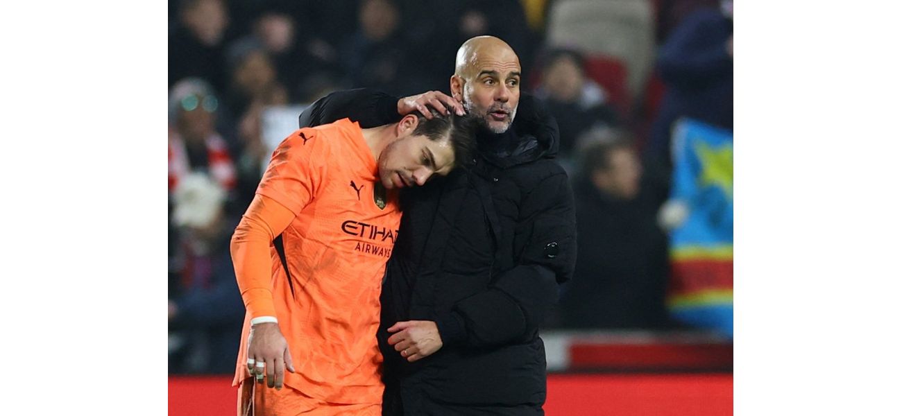 Guardiola clarifies heated exchange with Ortega following Man City's tie against Brentford.