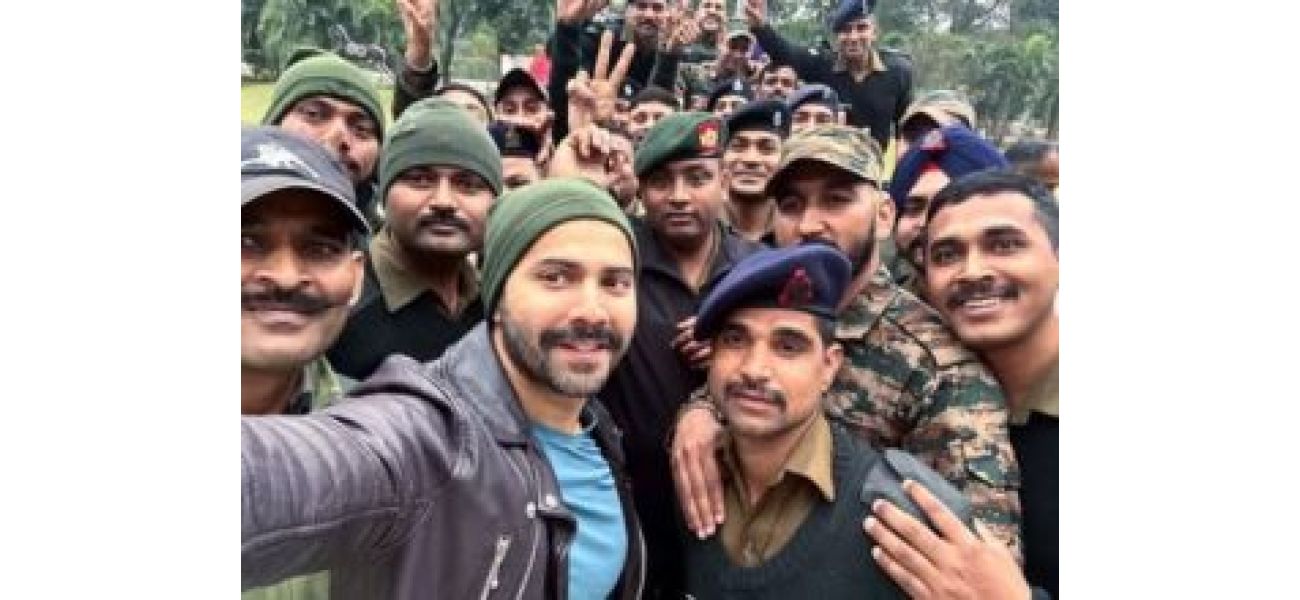 Varun Dhawan celebrates Army Day by posing with and honoring the true heroes of India.