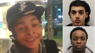 Police searching for two teens after fatal stabbing on bus.
