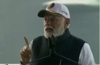 Modi inaugurates new naval warships for country