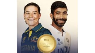 Jay Shah praises Bumrah and Sutherland for receiving ICC Player of Month Awards for December.