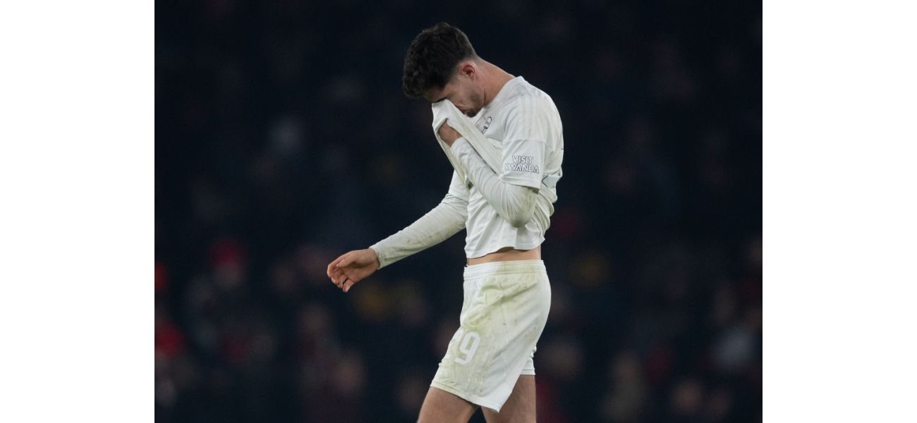 Police are investigating abuse directed at the wife of Arsenal player Kai Havertz on social media.