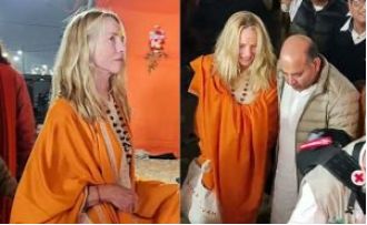 Steve Jobs' spouse, Laurene Powell, receives spiritual initiation at Maha Kumbh.