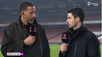 Arteta responds to Ferdinand's suggestion that Arsenal should look for a new striker.