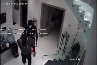 Thieves steal £500,000 worth of watches and bags from Bebo founder's mansion in a raid.