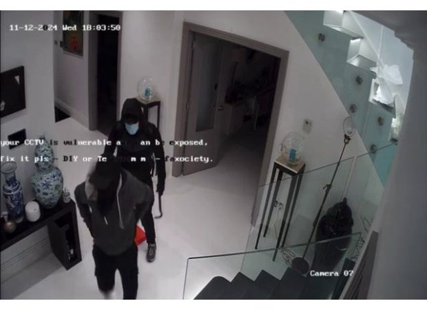 Thieves steal £500,000 worth of watches and bags from Bebo founder's mansion in a raid.